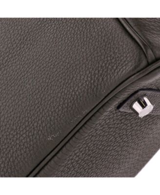 Birkin 25 Handbag Green Togo with Palladium Hardware