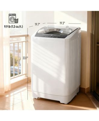 Portable Washing Machine with 1.3 Cu. Ft. Capacity, Compact Washer
