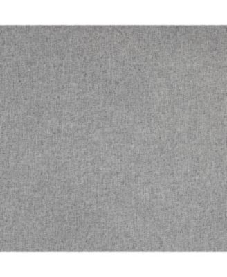 100% Polyester Duo Reversible Tone Textured Blackout Grommet Curtain Panel 52" x 84" Black to Light Grey