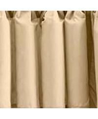 Ellis Stacey Solid Color Window 3" Rod Pocket High Quality Fabric Lined Swag Set 126"x36" Almond