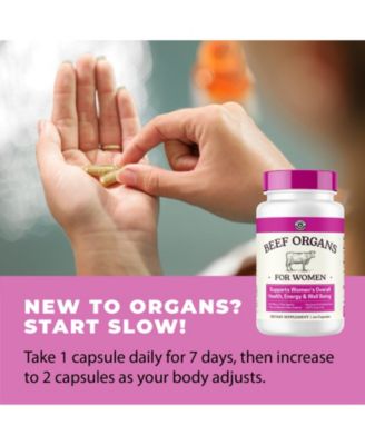 Beef Organs For Women, 120ct