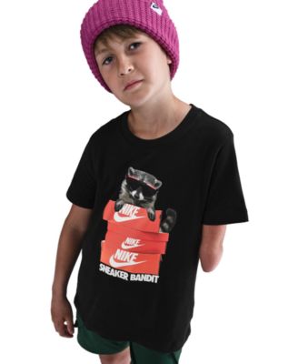 Boys' Sportswear Printed Short-Sleeve T-Shirt