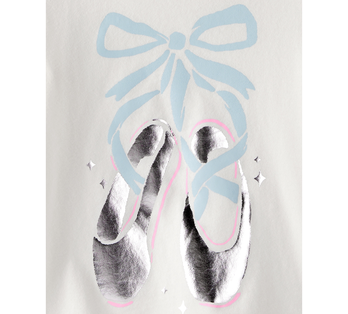 Carter's Girls Toddler 2T-5T Metallic Princess Wand Long-Sleeve Graphic T-Shirt