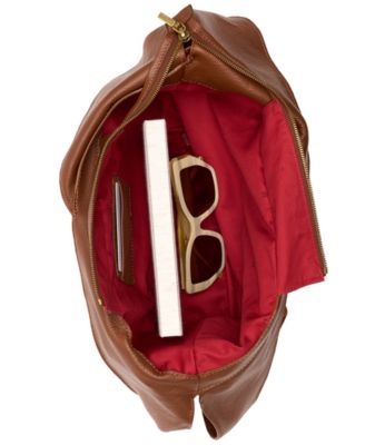 Tom Zip Large Leather Hobo Bag