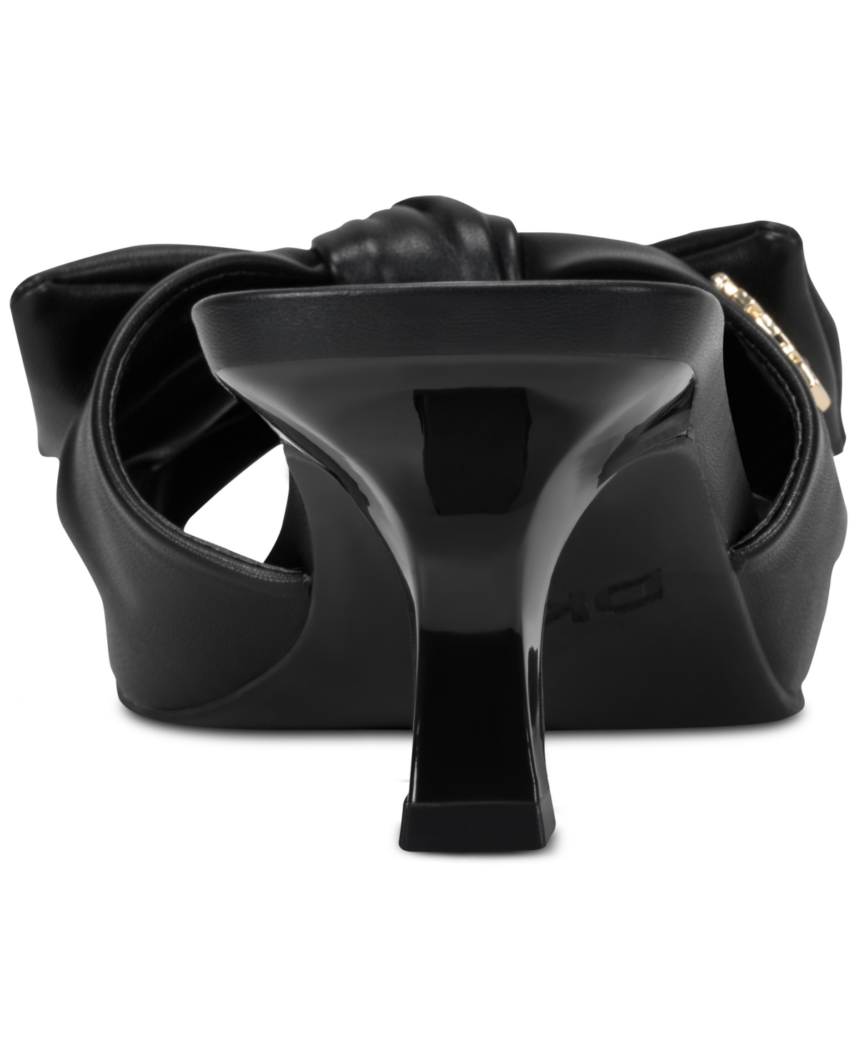 Dkny Women's Jalta Bow Slide Dress Sandals In Black