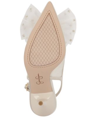 Women's Lavilra Bow Mesh Slingback Pumps