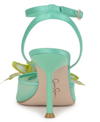 Women's Vilyria Orchid Embellished Mid-Heel Pumps