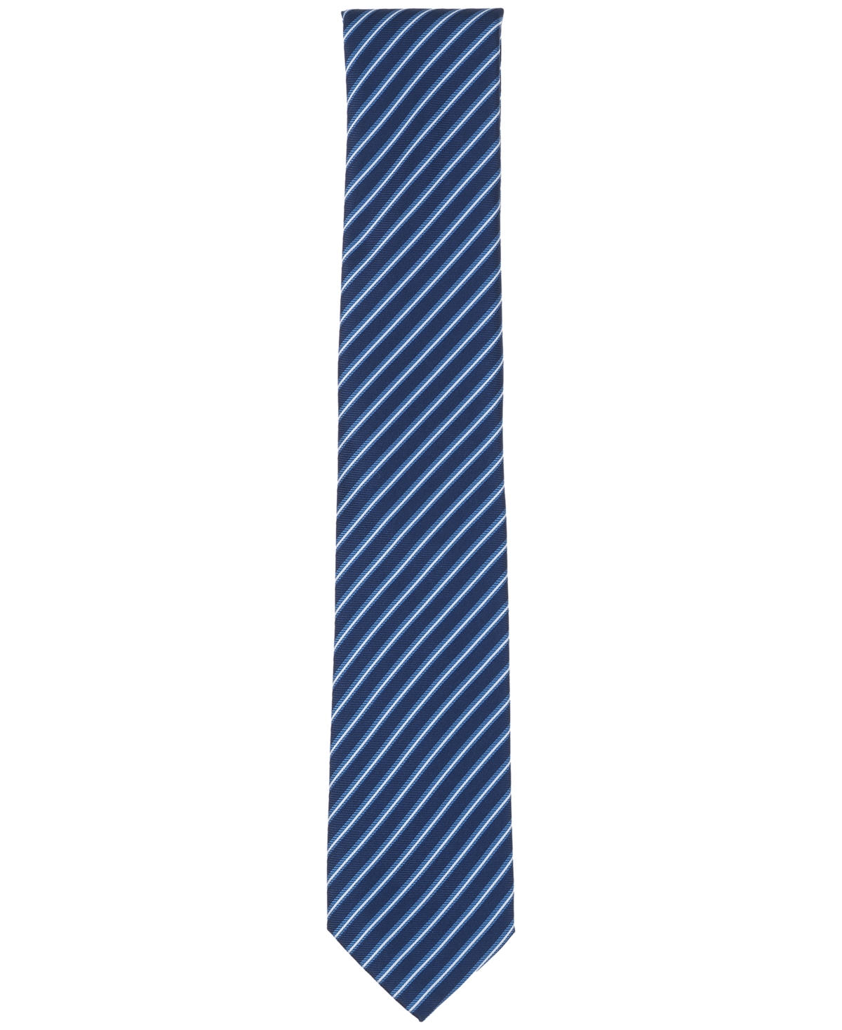 Alfani Men's Orta Stripe Tie, Exclusively At Macy's In Blue