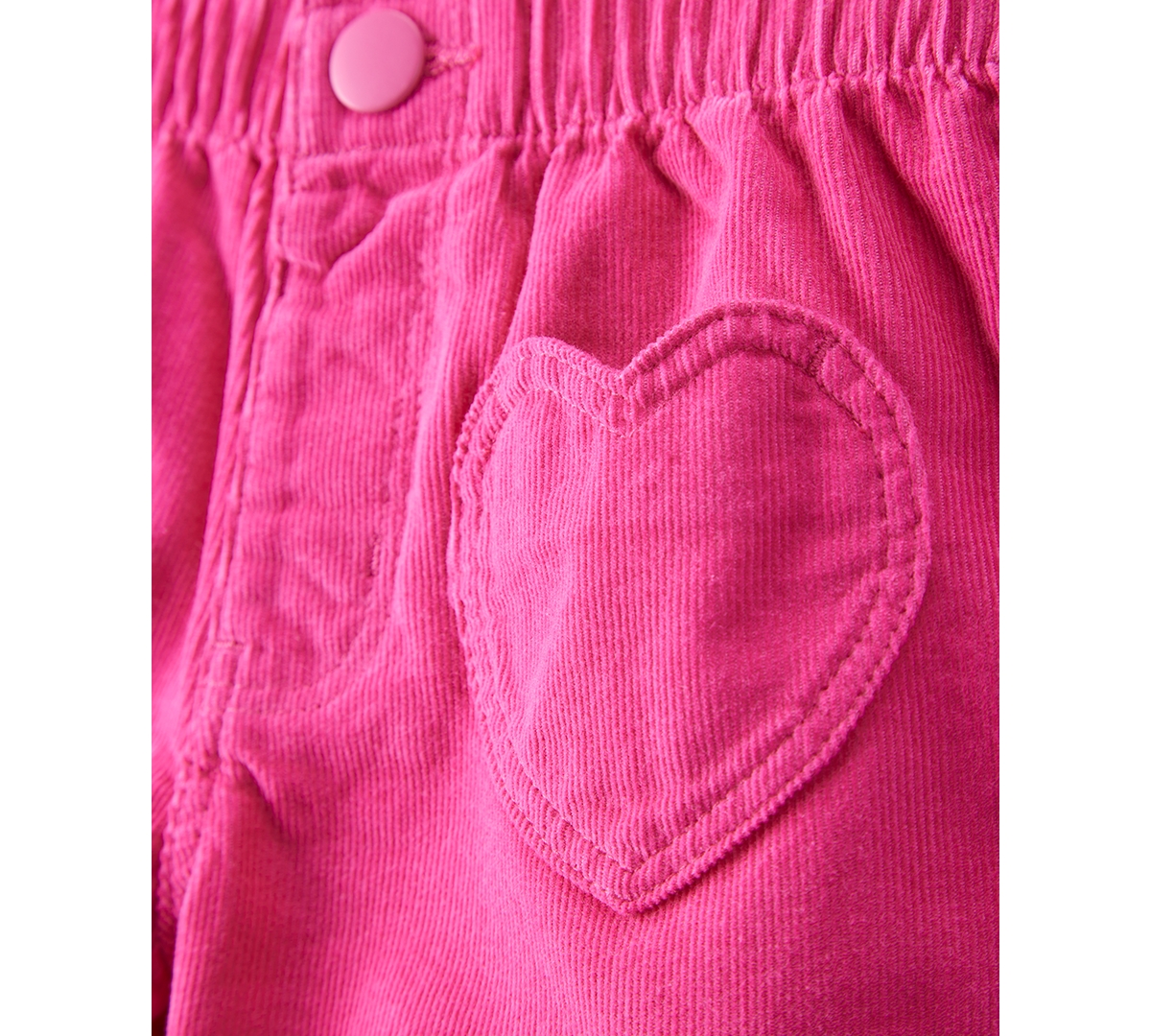 Carter's Girls Toddler 2T-5T Heart Pocket Barrel Elastic Waistband Pants