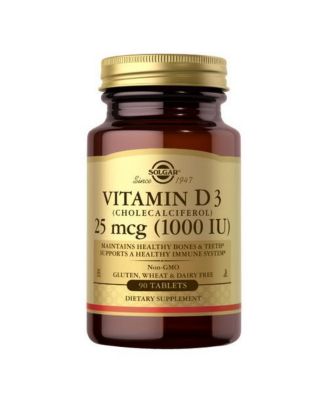 Vitamin D3 (Cholecalciferol) ,1000 IU ,90 Tabs