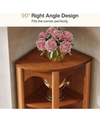 67" 1-Pc. 5-Tier Corner Kitchen Pantry Shelf with Unique Shape