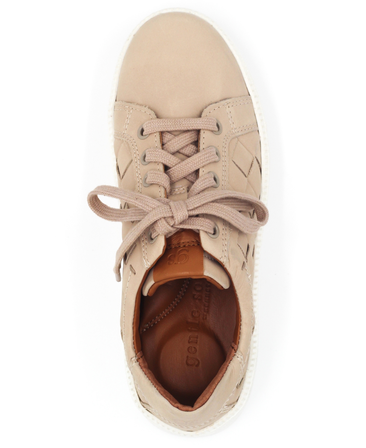 Gentle Souls Women's Kindy Woven Round Toe Sneakers In Brown