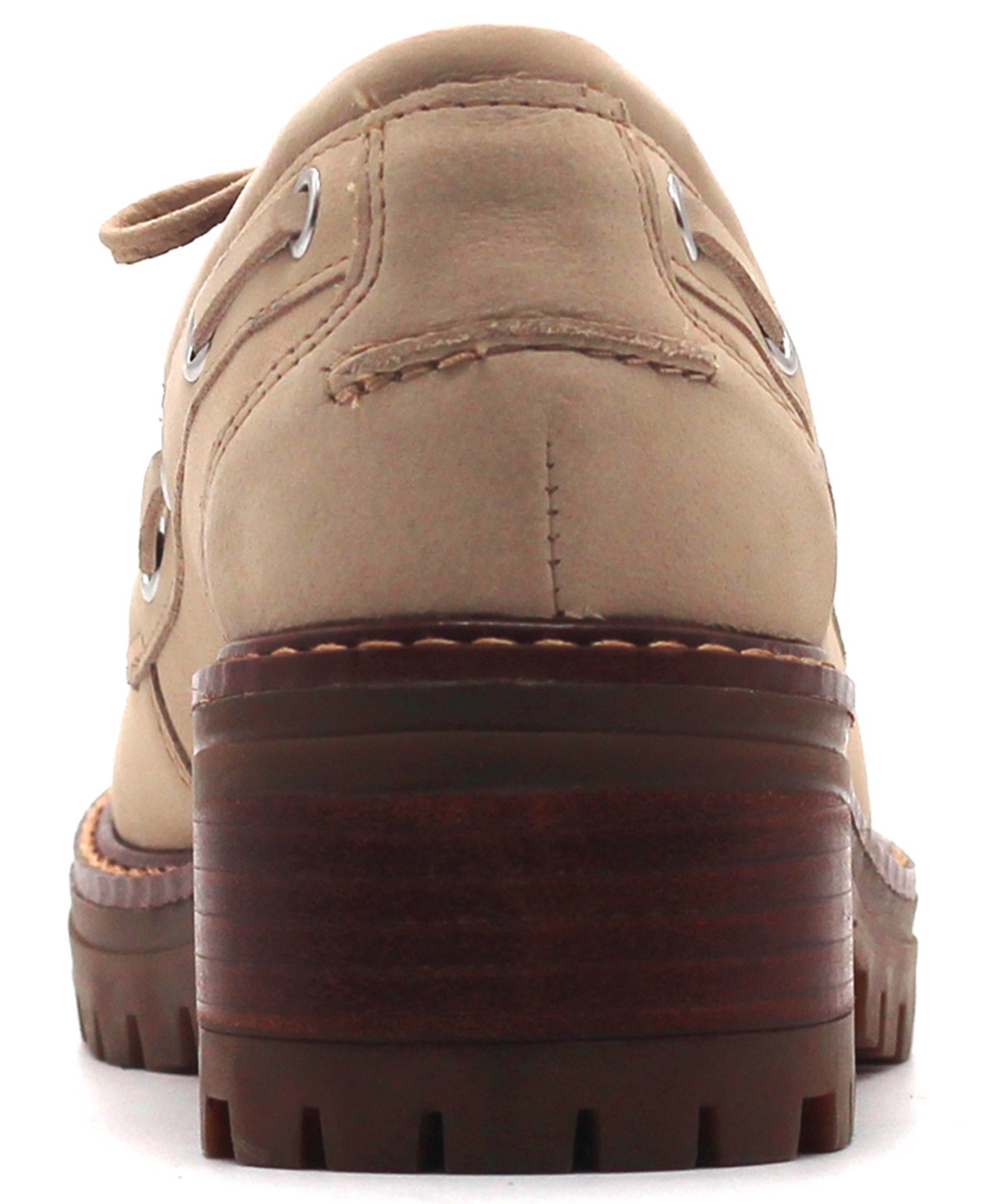 Gentle Souls Women's Brigly Lug Round Toe Boat Shoes In Neutral