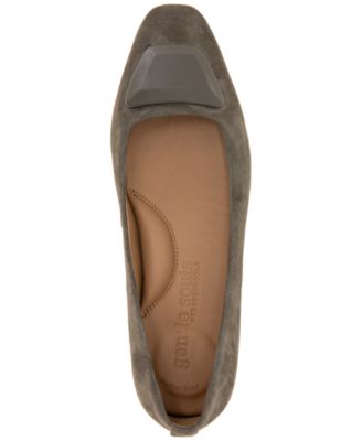 Women's Hanette Square Toe Suede Flats