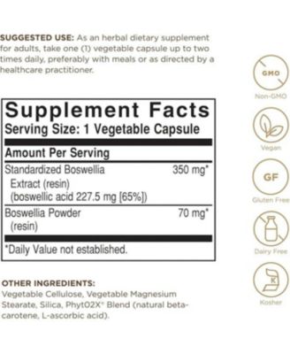 Boswellia Resin Extract ,60 Veg Caps