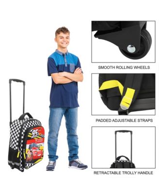 Cars Pixar Cars Lightning McQueen 95 16" Rolling Travel Backpack