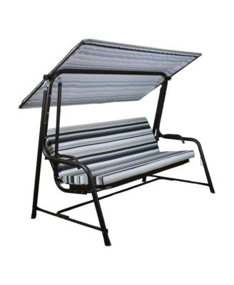 4-Seat Luxury Swing and Bed with Elastic Metal Mesh Seat