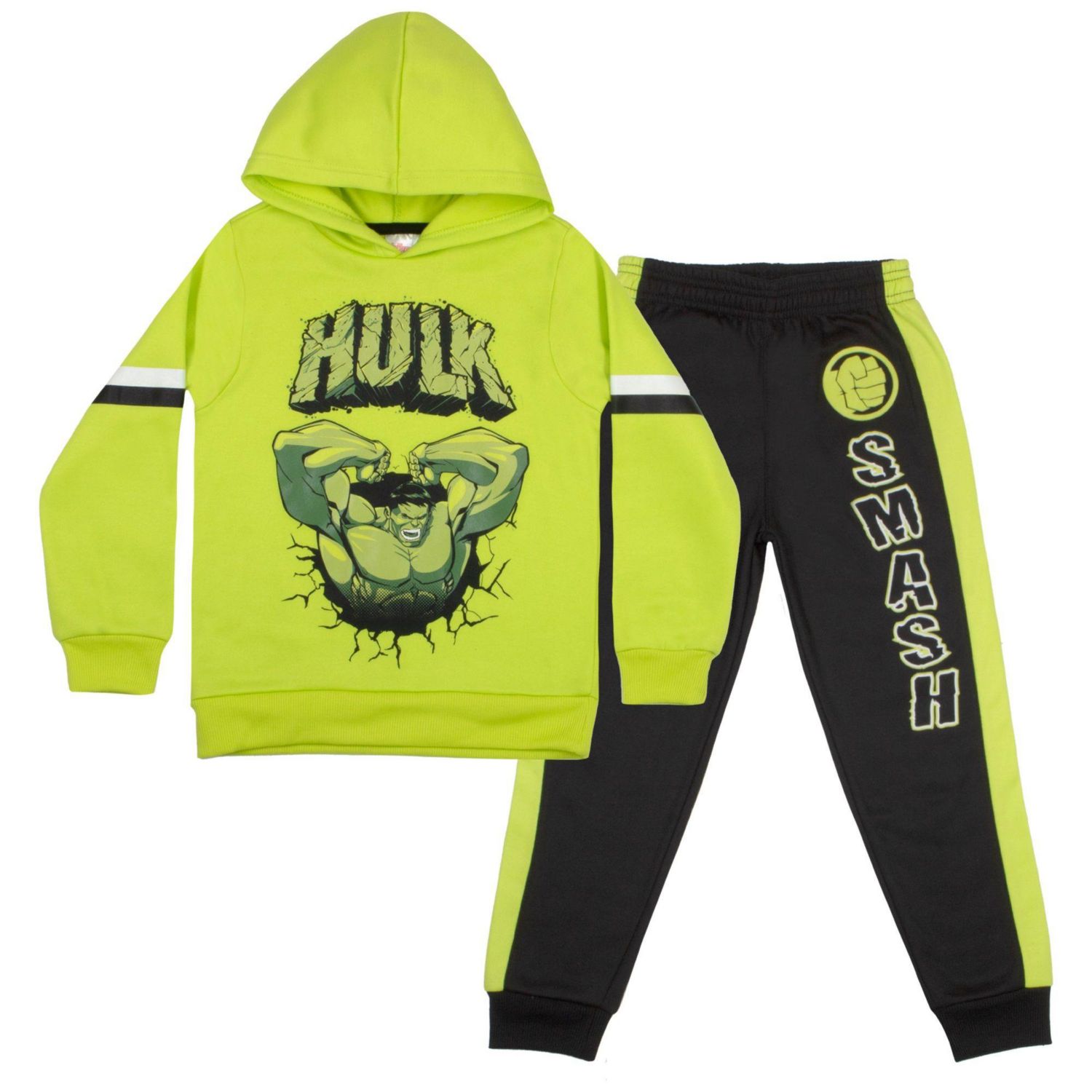 Little Boys 2-Piece Fleece Long Sleeve Hoodie and Pants Set