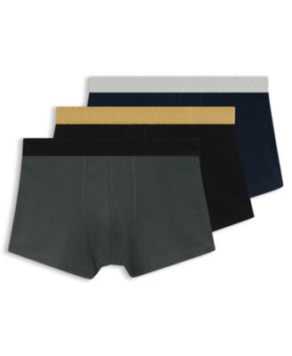 Hugo Boss - Men's 3-Pack Metallic Waistband Trunk Underwear
