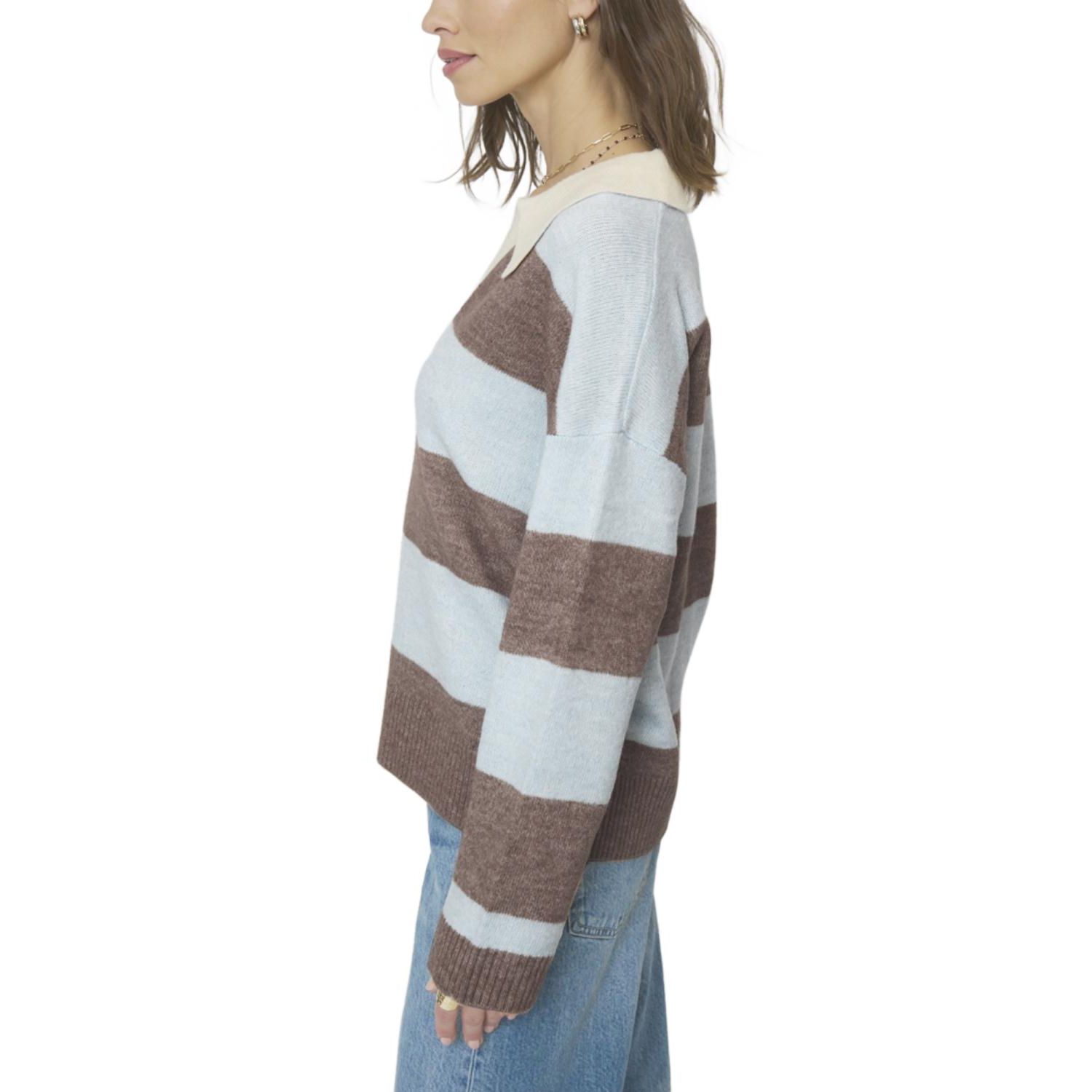 Women's Marley Striped Rugby Sweater