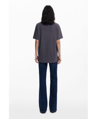 Women's Printed Crop T-Shirt