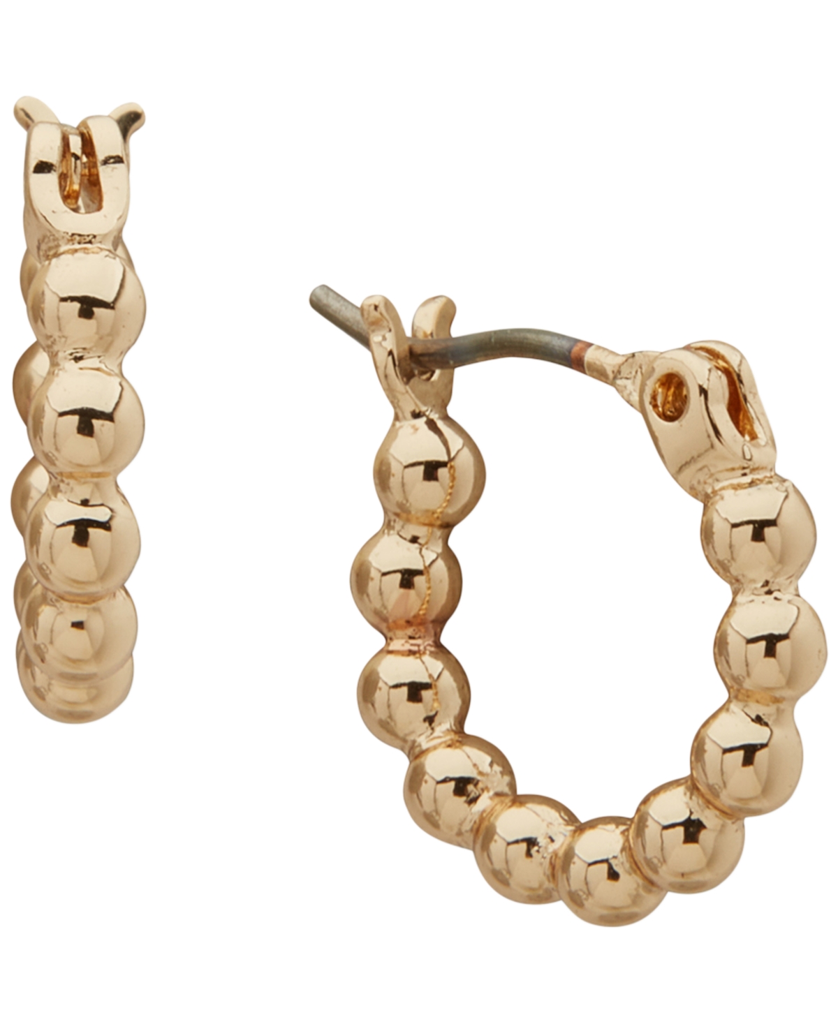 Dkny 3-pc. Two-tone Split Dynamic Hoop Earrings Set In Multi