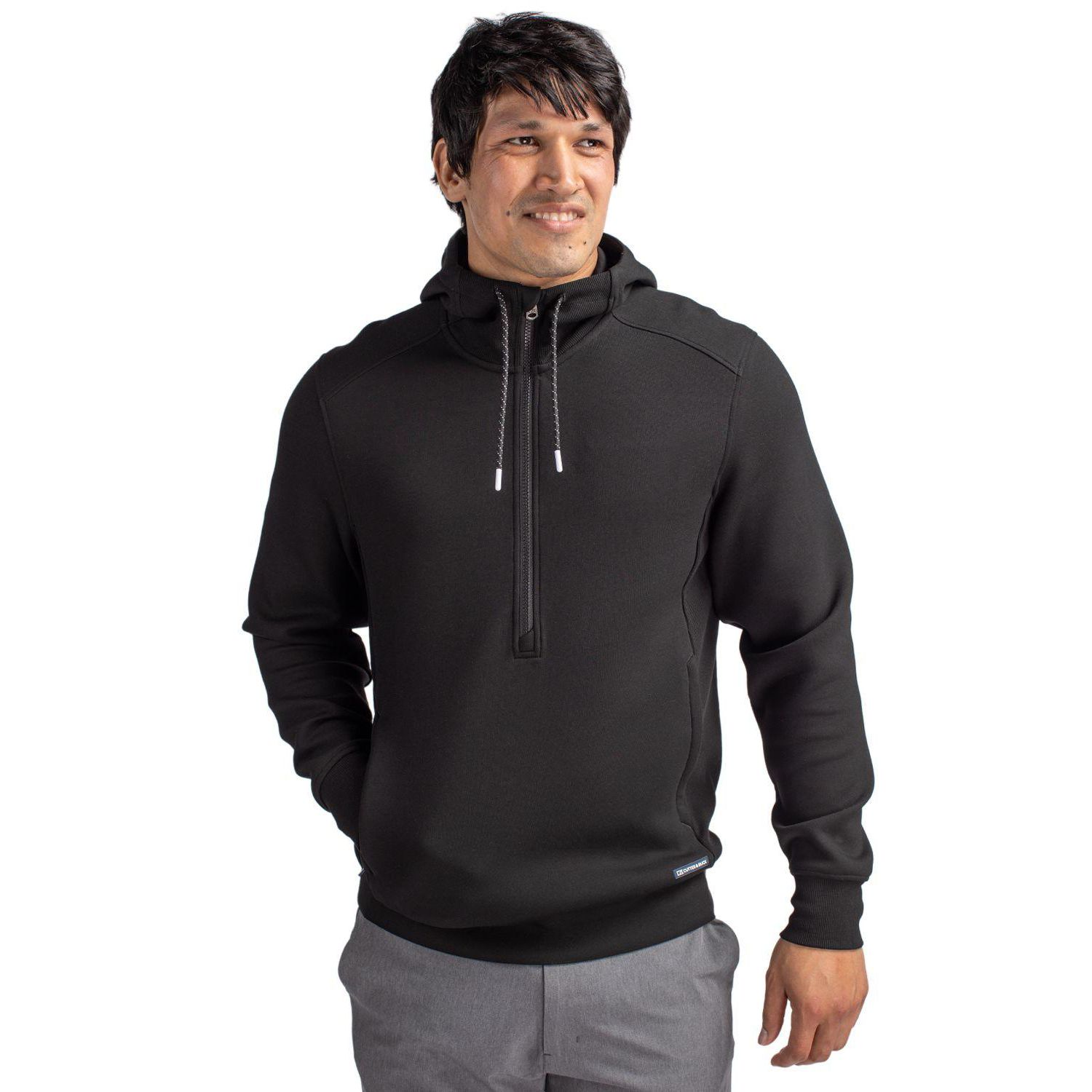 Men's Roam Half Zip Long Sleeve Hooded Pullover