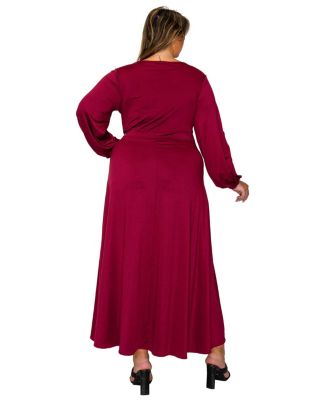 Plus Size Sophia Surplice Dress