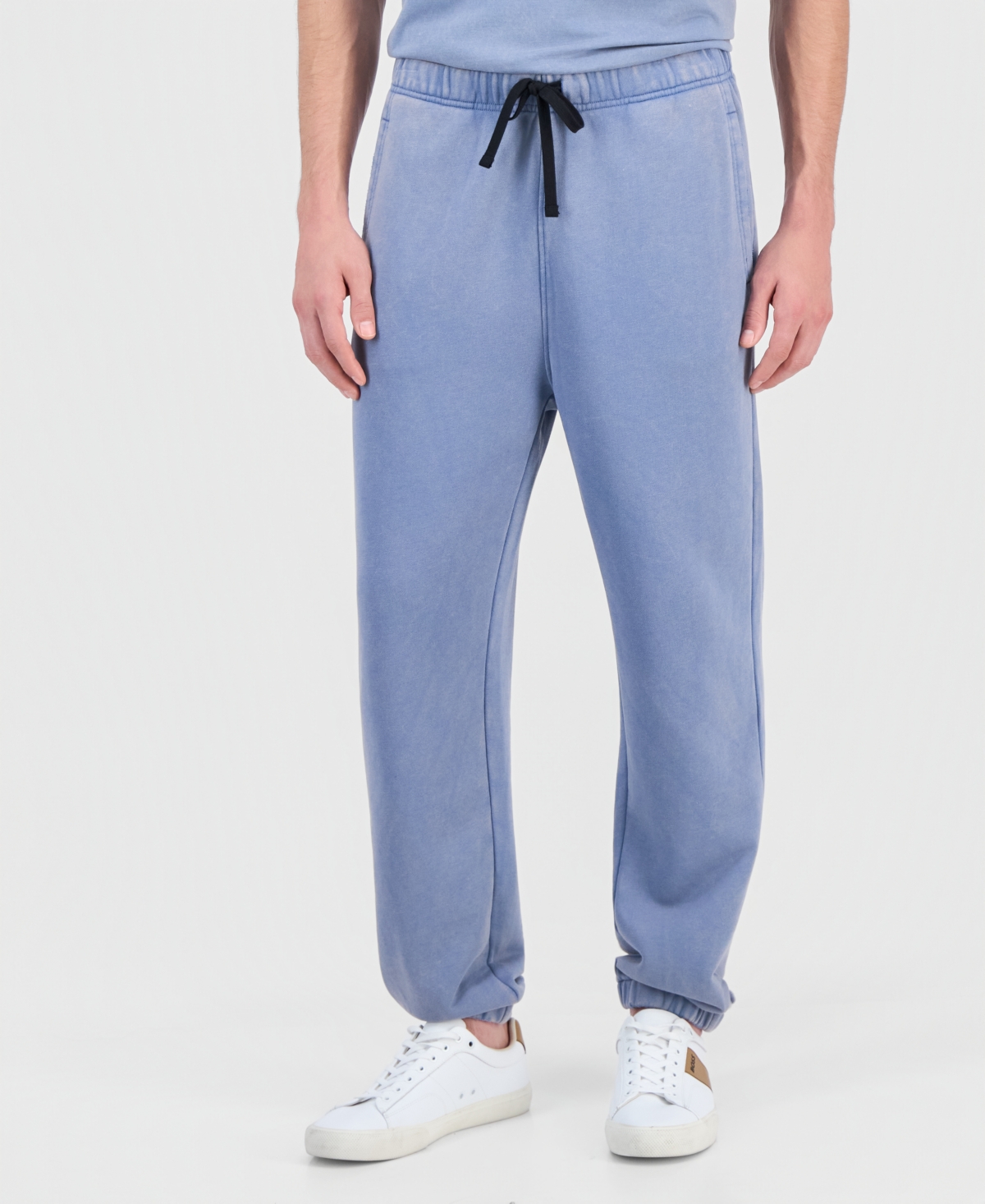 Hugo Boss Men's Nenzytro Cotton-Blend Logo Track Pants