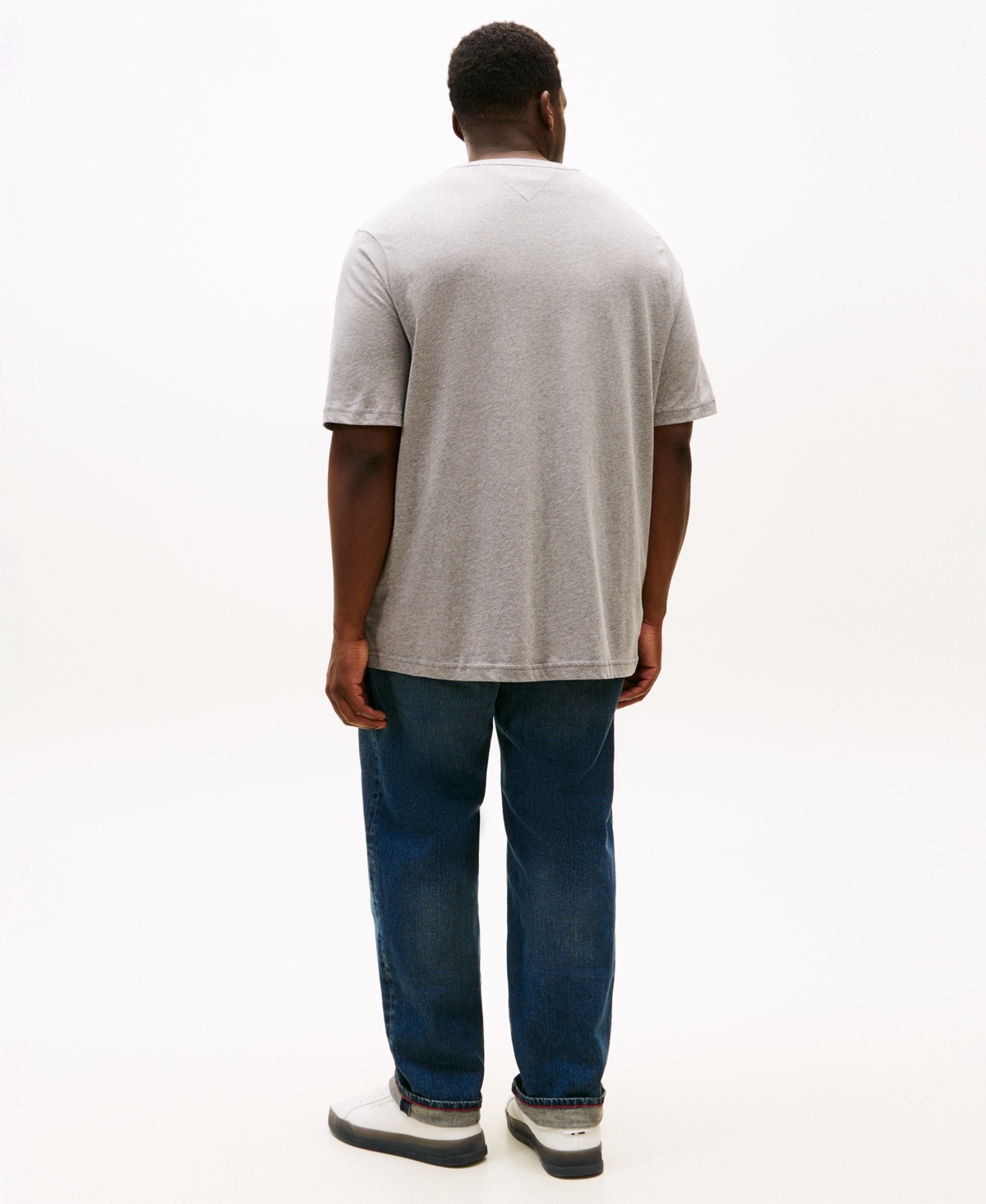 Tommy Hilfiger Men's Big & Tall Small Center Logo T-shirt In Multi