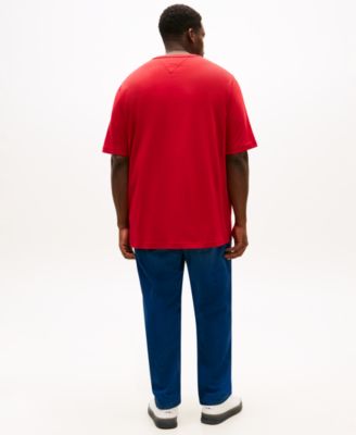 Men's Big & Tall Embroidered Flag T-Shirt