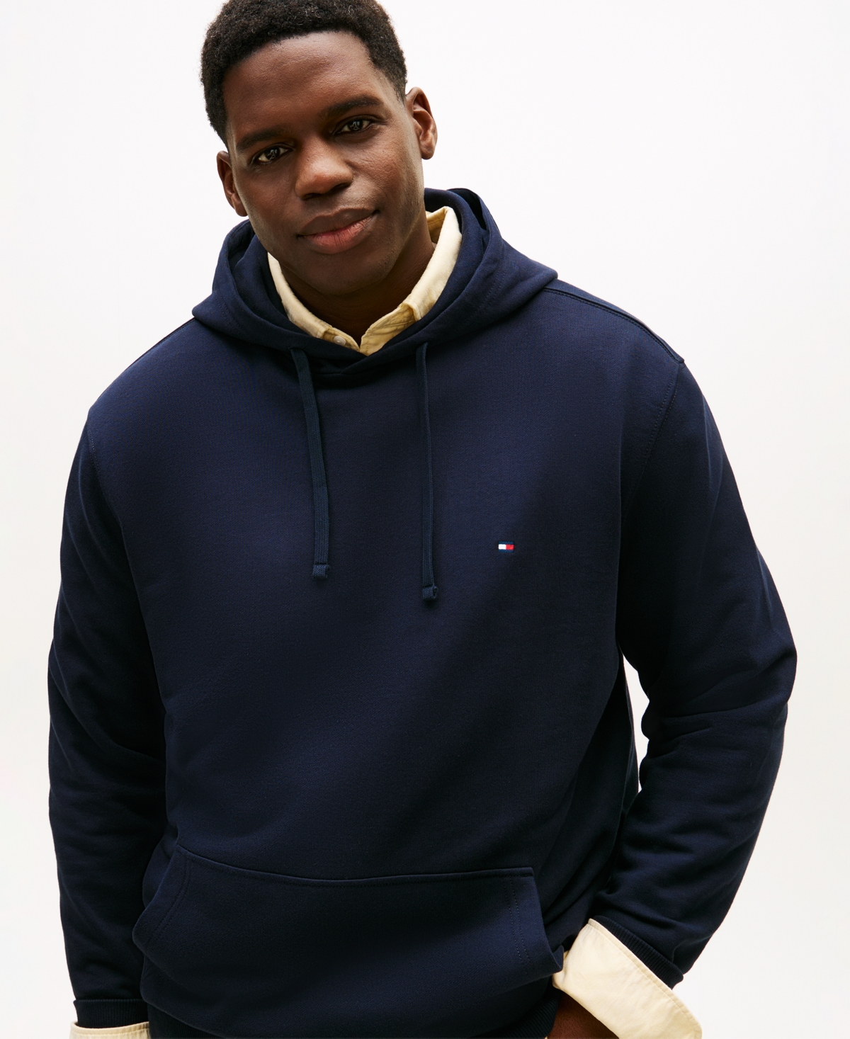 Tommy Hilfiger Men's Big & Tall Essential Hooded Sweatshirt