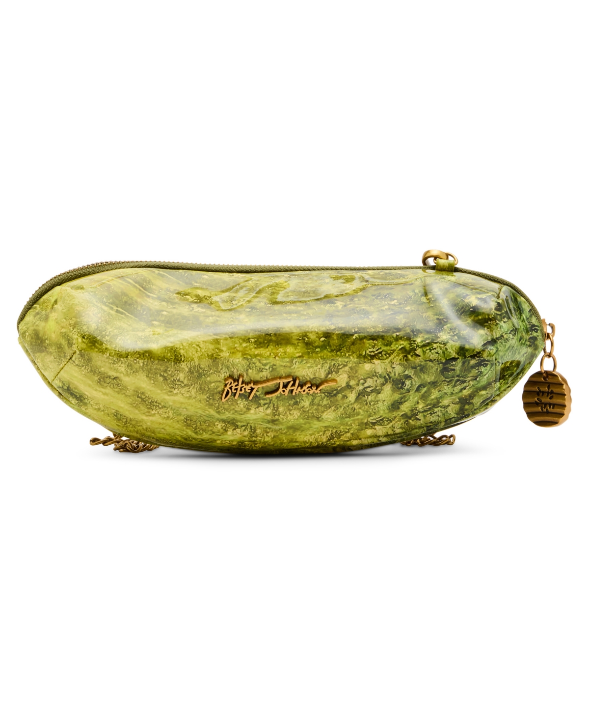 Betsey Johnson A Big Dill Small Crossbody Bag In Green