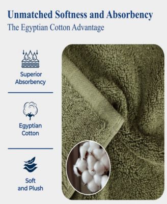 Egyptian Cotton Bath Towel, Set of 4