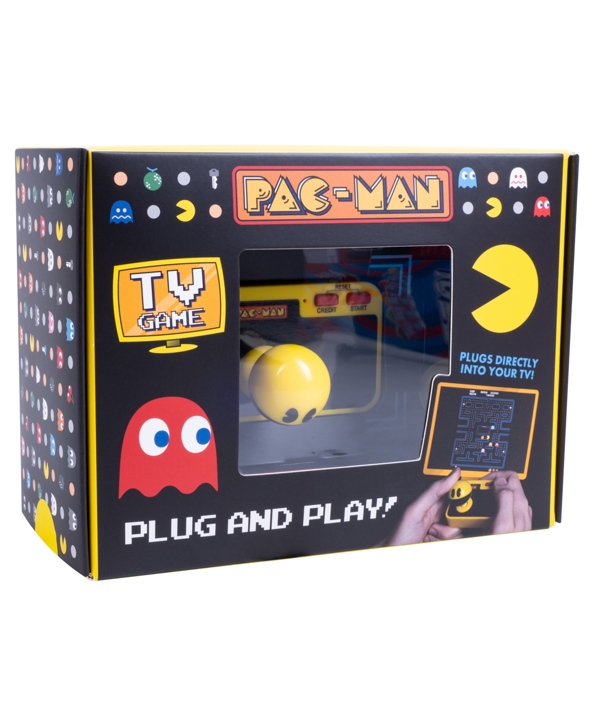 Fizz Creations Pac-man Plug and Play Tv Game