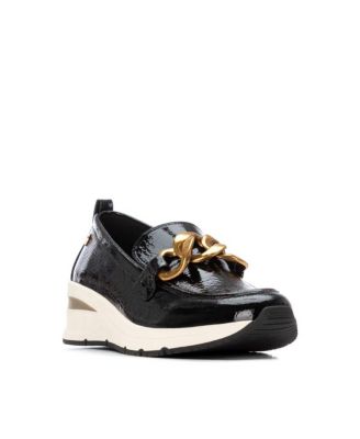 Women's Wedge Patent Leather Loafers By XTI