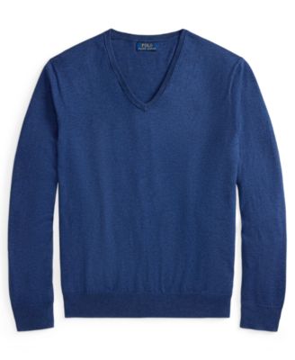 Men's Cotton V-Neck Sweater
