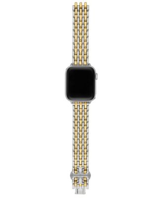 Tory Burch - Two-Tone Stainless Steel Bracelet For Apple Watch&reg; 38mm-45mm