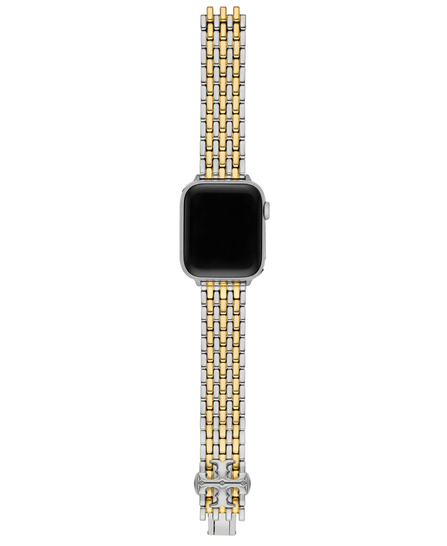 Двухцветный стальной браслет Tory Burch для Apple Watch 38-45мм — фото 1