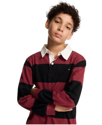 Boys 8-20 Bold Striped Rugby Polo Shirt