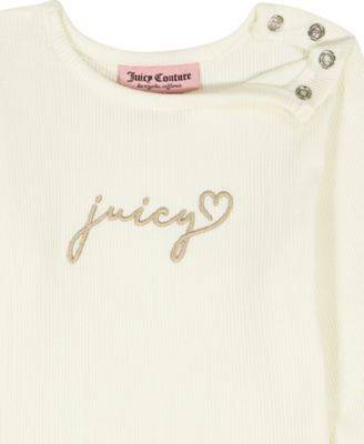 Baby Girls' Vest, T-Shirt and Leggings, 3-Piece Set