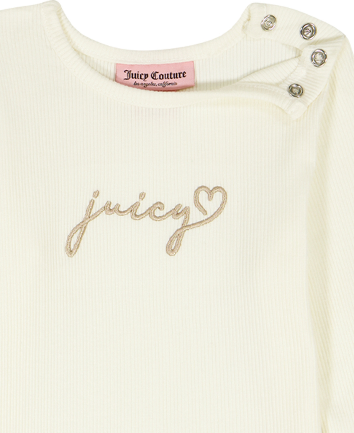 Juicy Baby Girls 3-Piece Vest, T-Shirt and Leggings Set