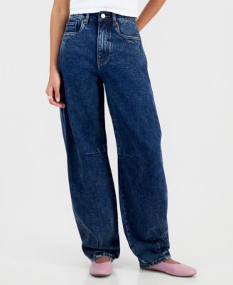 Women's Barrel-Leg High-Rise Jeans
