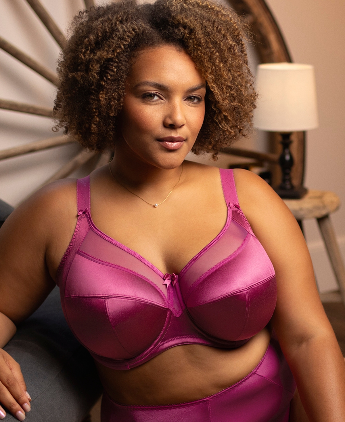 Goddess Keira Underwire Bra In Purple