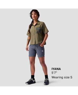 Women's Slickrock Short-Sleeve Button-Up Jersey Mountain Bike Top