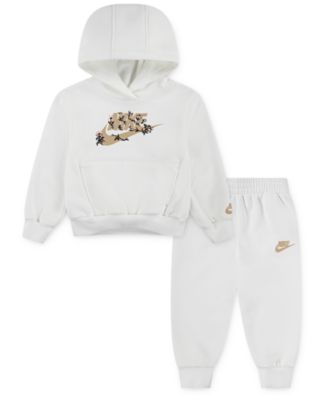 Nike - Baby 2-Piece Floral Futura Hoodie and Joggers Set