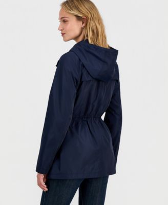 Women's Bibbed Hooded Anorak Coat