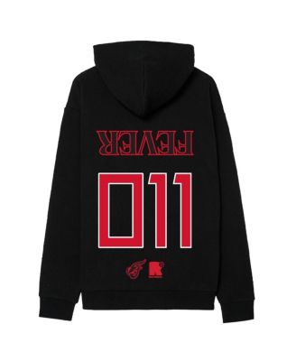 Men's and Women's Black Indiana Fever Stranger Things Premium Relaxed Hoodie