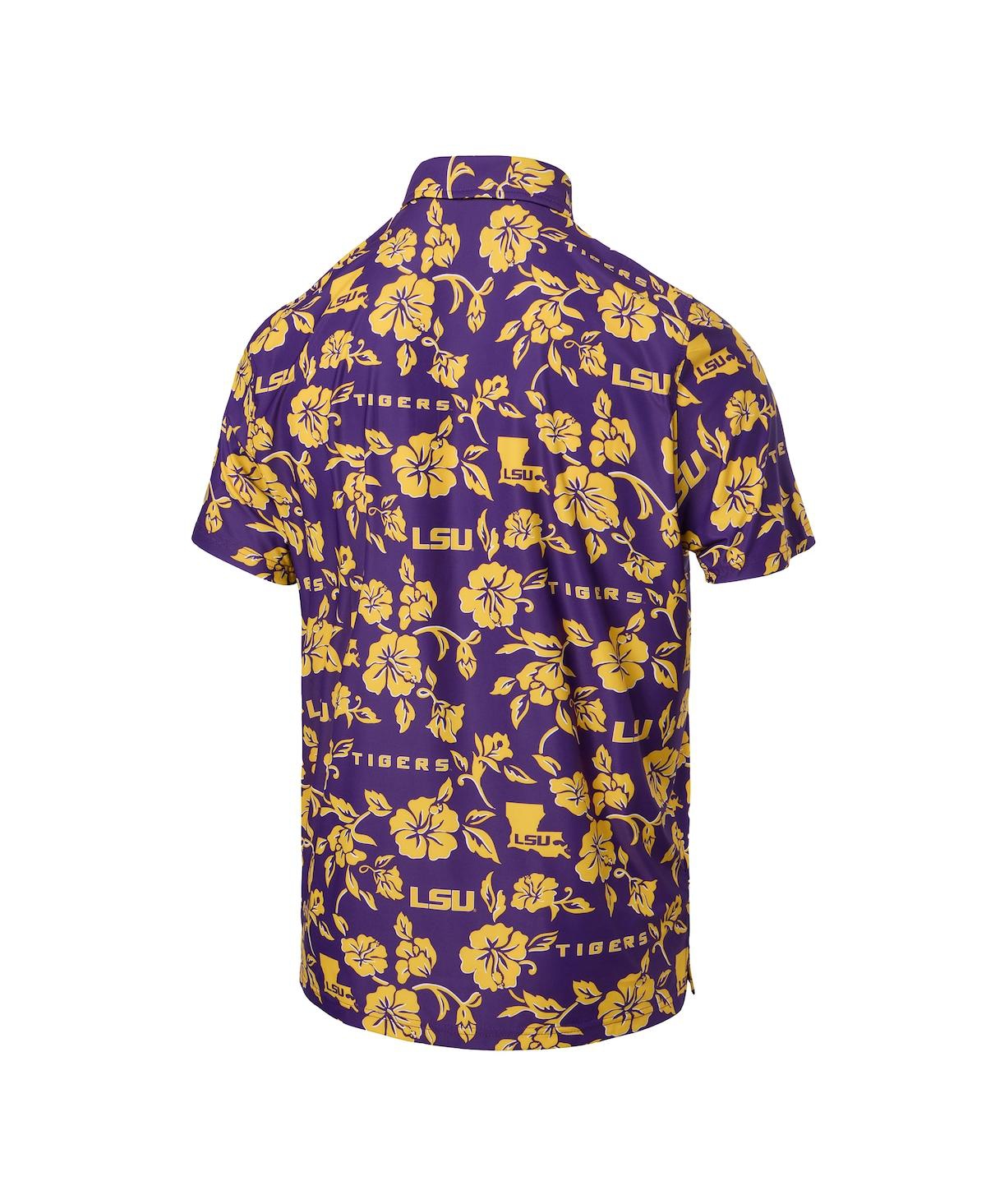 Reyn Spooner Men's Purple Lsu Tigers Pua Performance Polo Shirt
