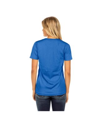Women's Royal Chicago Cubs Little Miss 2 V-Neck T-Shirt